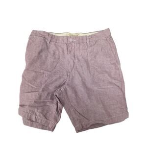 H&M L.O.G.G. Men's Light Purple Chino Shorts, Size 36, Pre-Owned.